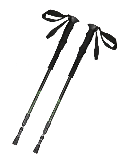 厂家直销供应优质高品质三节EVA握把伸缩式登山杖扭锁超轻碳纤维北欧登山杖