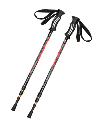 供应多功能铝合金铝质登山杖3节扭锁伸缩式登山杖
